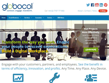 Tablet Screenshot of globocol.com
